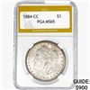 1884-CC Morgan Silver Dollar PGA MS65