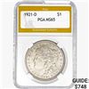 Image 1 : 1921-D Morgan Silver Dollar PGA MS65