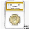 Image 1 : 1948-D Booker T Half Dollar PGA MS67