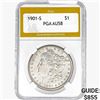 1901-S Morgan Silver Dollar PGA AU58
