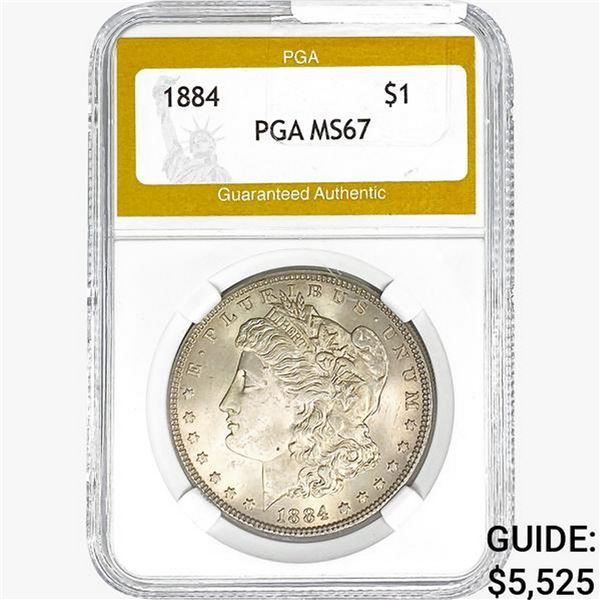 1884 Morgan Silver Dollar PGA MS67