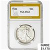 1920 Walking Liberty Half Dollar PGA MS62