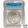 1922 Silver Peace Dollar ICG MS65