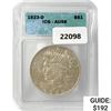 1923-D Silver Peace Dollar ICG AU58