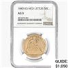 1840(O) Seated Liberty Half Dollar NGC AG3 Med Letters