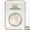 Image 1 : 1891-CC Morgan Silver Dollar NGC MS63