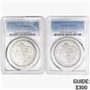 [2] 1899-O & 1904-O Morgan Silver Dollar PCGS MS63
