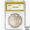 1897-S Morgan Silver Dollar PGA MS64