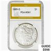 1889-O Morgan Silver Dollar PGA MS61