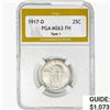 Image 1 : 1917-D Standing Liberty Quarter PGA MS63 FH Type 1