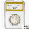1917-D Walking Liberty Half Dollar PGA MS63 Obverse
