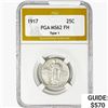 Image 1 : 1917 Standing Liberty Quarter PGA MS62 FH Type 1