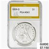 1859-O Seated Liberty Dollar PGA MS63