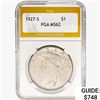 1927-S Silver Peace Dollar PGA MS62