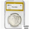 1887-S Morgan Silver Dollar PGA MS62