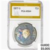 1877-S Silver Trade Dollar PGA MS64