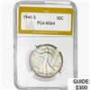 1941-S Walking Liberty Half Dollar PGA MS64