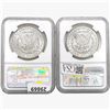 Image 2 : [2] 1896 & 1898-O Morgan Silver Dollar NGC MS63