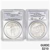 [2] 1992-P & 1994 S$1 Columbus/Women Military PCGS PR/MS69