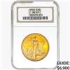 Image 1 : 1922 $20 Gold Double Eagle NGC MS63