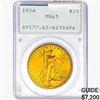 1924 $20 Gold Double Eagle PCGS MS63