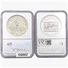 Image 2 : [2] 1986-P & 2006-P S$1 Liberty/Franklin NGC MS/PF69
