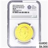 Image 1 : 2023 G.Britain Â£100 1oz. Gold 299th NGC MS69 Britannia KCIII OBV