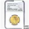 Image 1 : 2008-W $25 1/2oz. Gold Eagle NGC MS69 Burnished