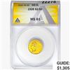 1926 $2.50 Gold Quarter Eagle ANACS MS61