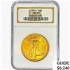 Image 1 : 1924 $20 Gold Double Eagle NGC MS63
