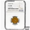 1914-D Wheat Cent NGC F12 BN