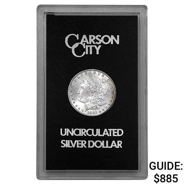 1882 Carson City Silver Morgan Dollar Uncirculated