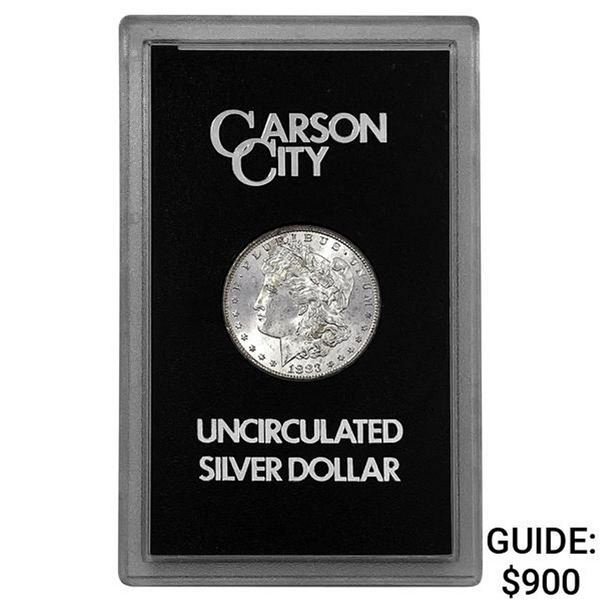 1883 Carson City Silver Morgan Dollar Uncirculated