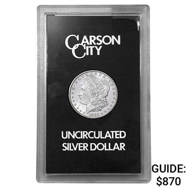 1882 Carson City Silver Morgan Dollar Uncirculated