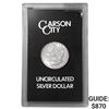 1883 Carson City Silver Morgan Dollar Uncirculated