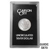 1884 Carson City Silver Morgan Dollar Uncirculated