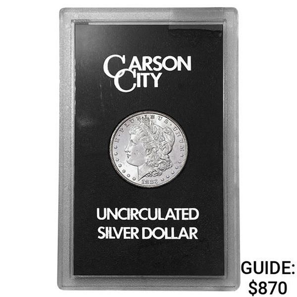 1883 Carson City Silver Morgan Dollar Uncirculated