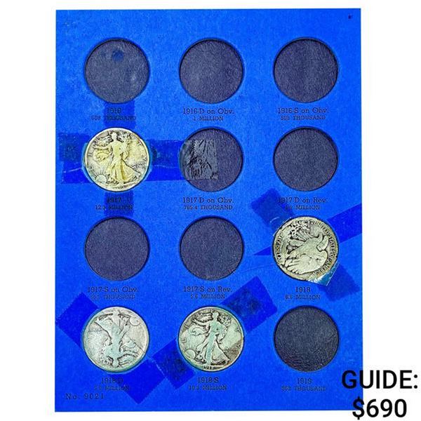 [10]1917-1929 Liberty Standing 50c Album