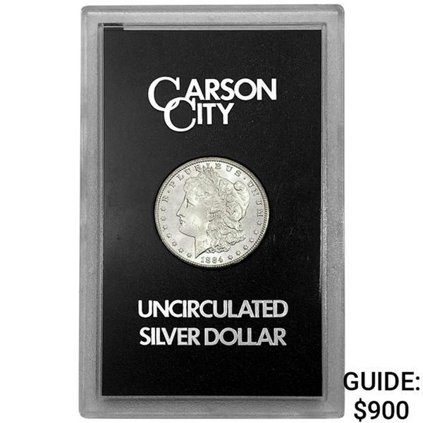 1884 Carson City Silver Morgan Dollar Uncirculated