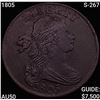 Image 1 : 1805 S-267 Draped Bust Large Cent CLOSELY UNCIRCULATED