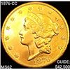 Image 1 : 1876-CC $20 Gold Double Eagle UNCIRCULATED