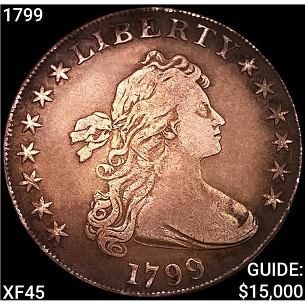 1799 Draped Bust Dollar NEARLY UNCIRCULATED