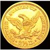 Image 2 : 1861 New Reverse $2.50 Gold Quarter Eagle UNCIRCULATED