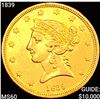Image 1 : 1839 $5 Gold Half Eagle UNCIRCULATED
