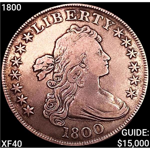 1800 Draped Bust Dollar NEARLY UNCIRCULATED