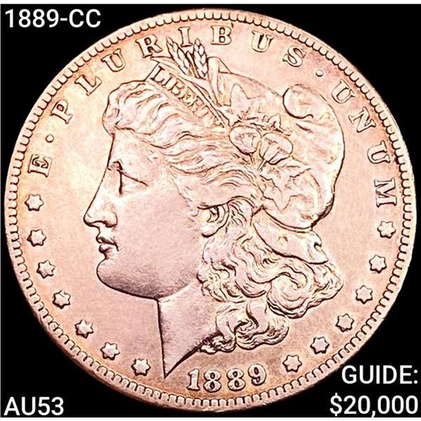 1889-CC Morgan Silver Dollar CLOSELY UNCIRCULATED