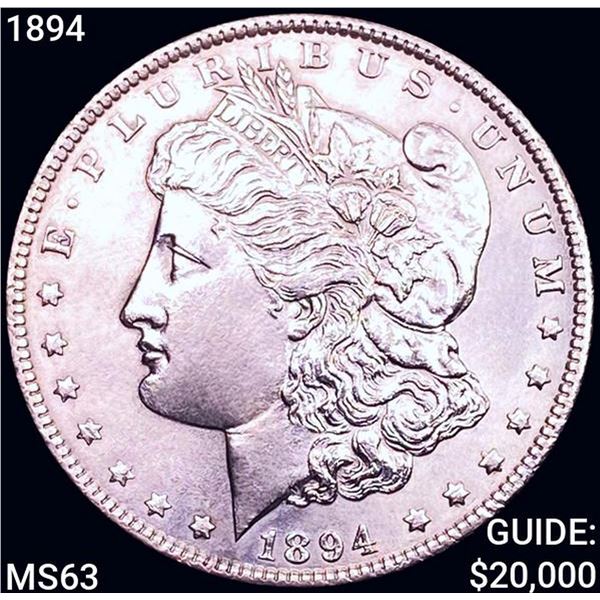 1894 Morgan Silver Dollar CHOICE BU