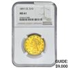 Image 1 : 1891-CC $10 Gold Eagle NGC MS61