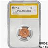 Image 1 : 1927-D Wheat Cent PGA MS65 RED