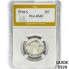 Image 1 : 1918-S Standing Liberty Quarter PGA MS60